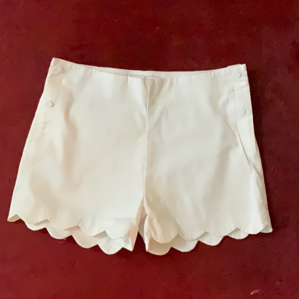 Jacadi Paris white ribbed shorts